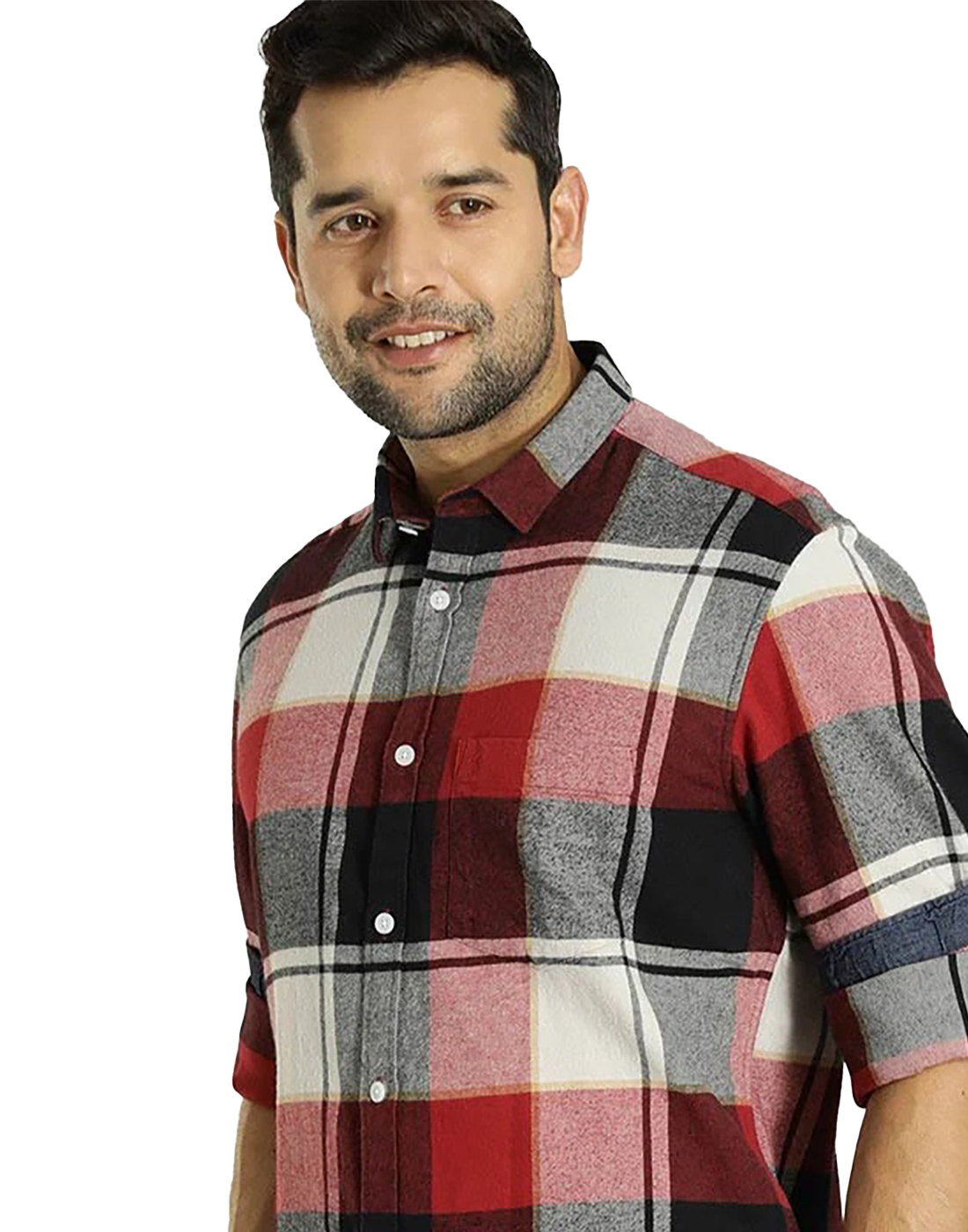 Indian Terrain Men Checkered Multicolor Shirt